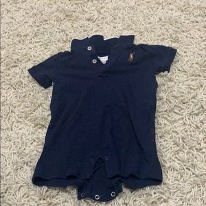 All Blue Ralph Lauren Onesie
